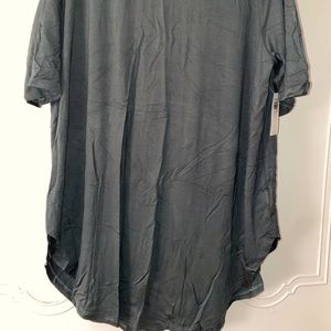 Olive green Torrid mock turtleneck tunic